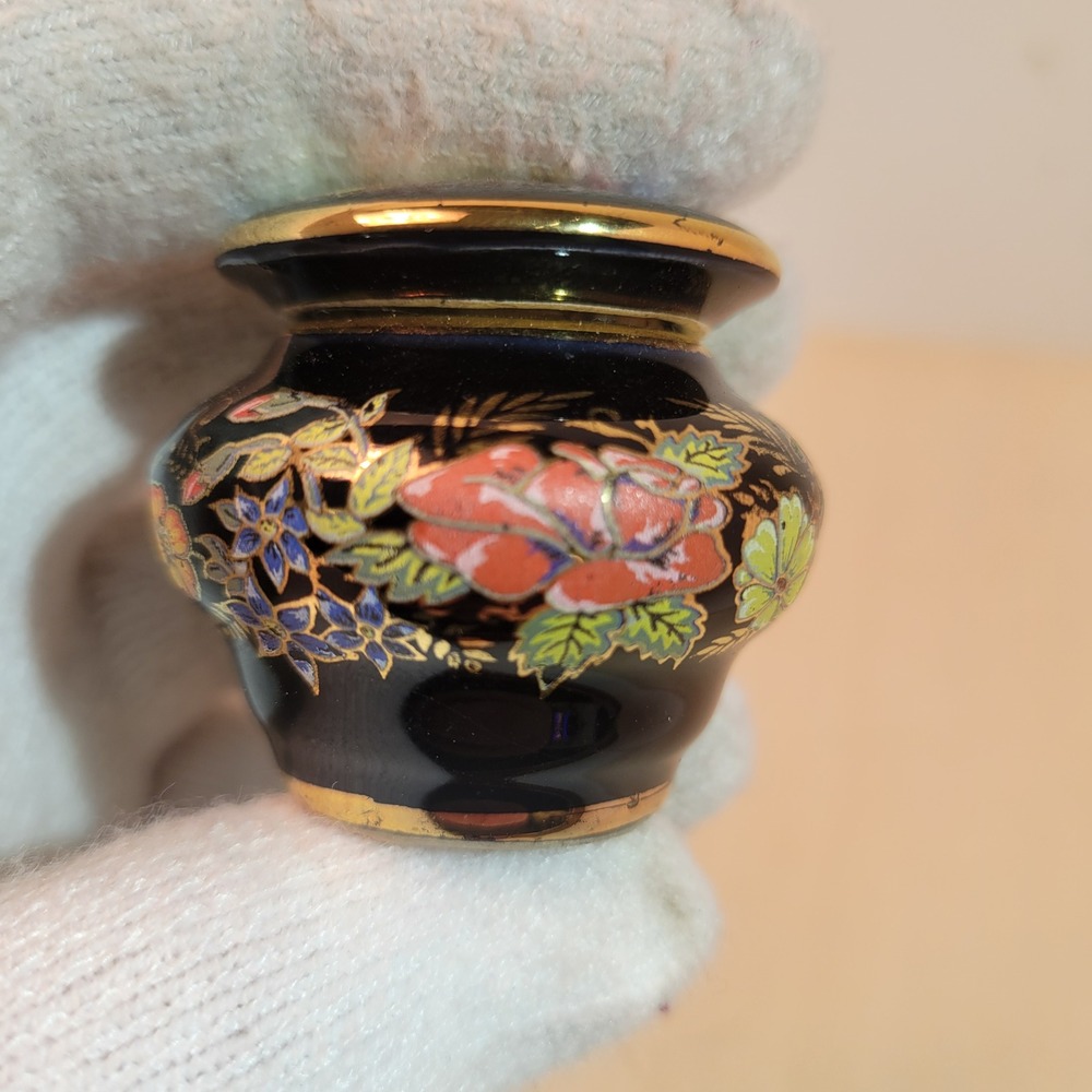 Rhodes Windmill Trinket Box Ceramic Keepsake Jewelry Holder - Picture 3 of 7